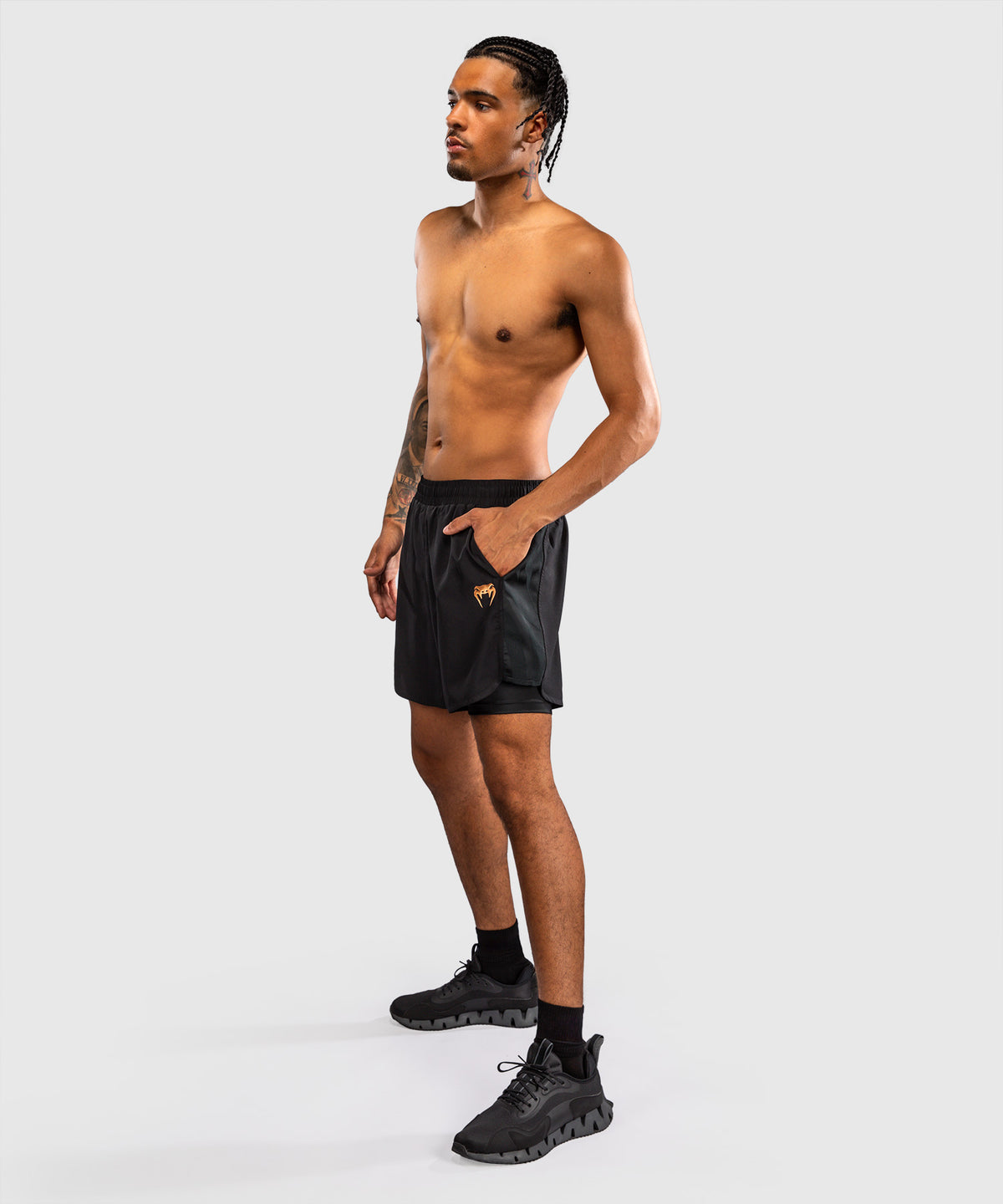 Venum G-Fit Revolution Training Shorts - Black/Copper