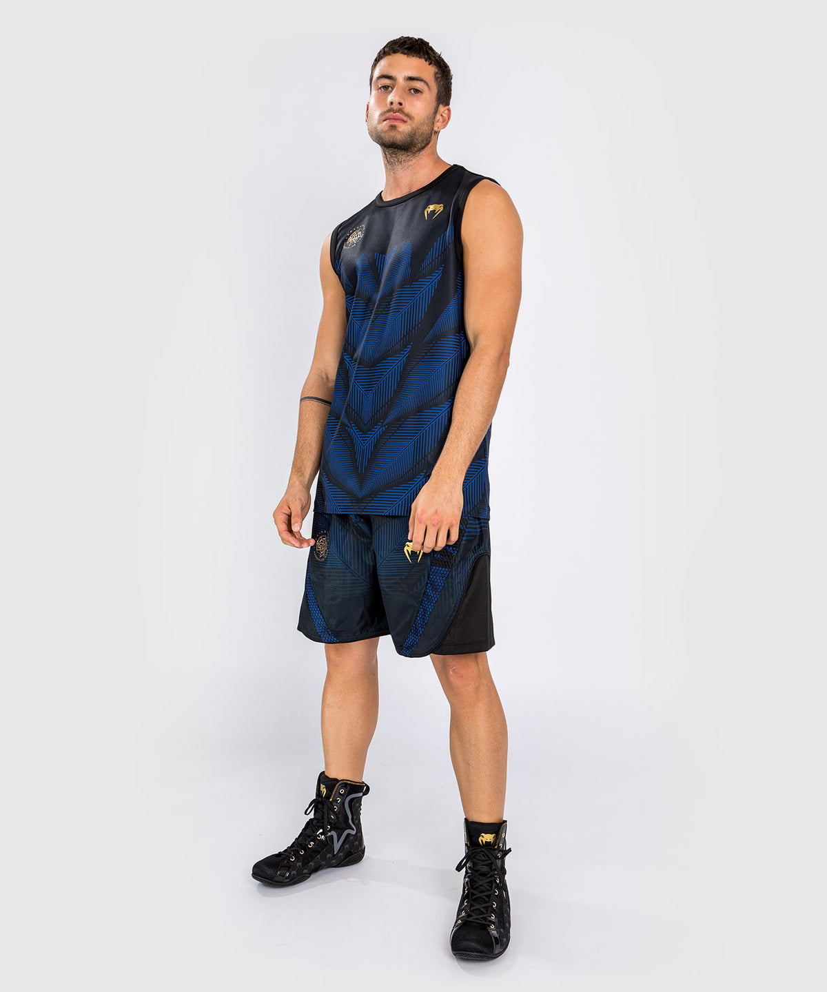 Venum Phantom Loma Canotta Dry Tech - Nera/Blu