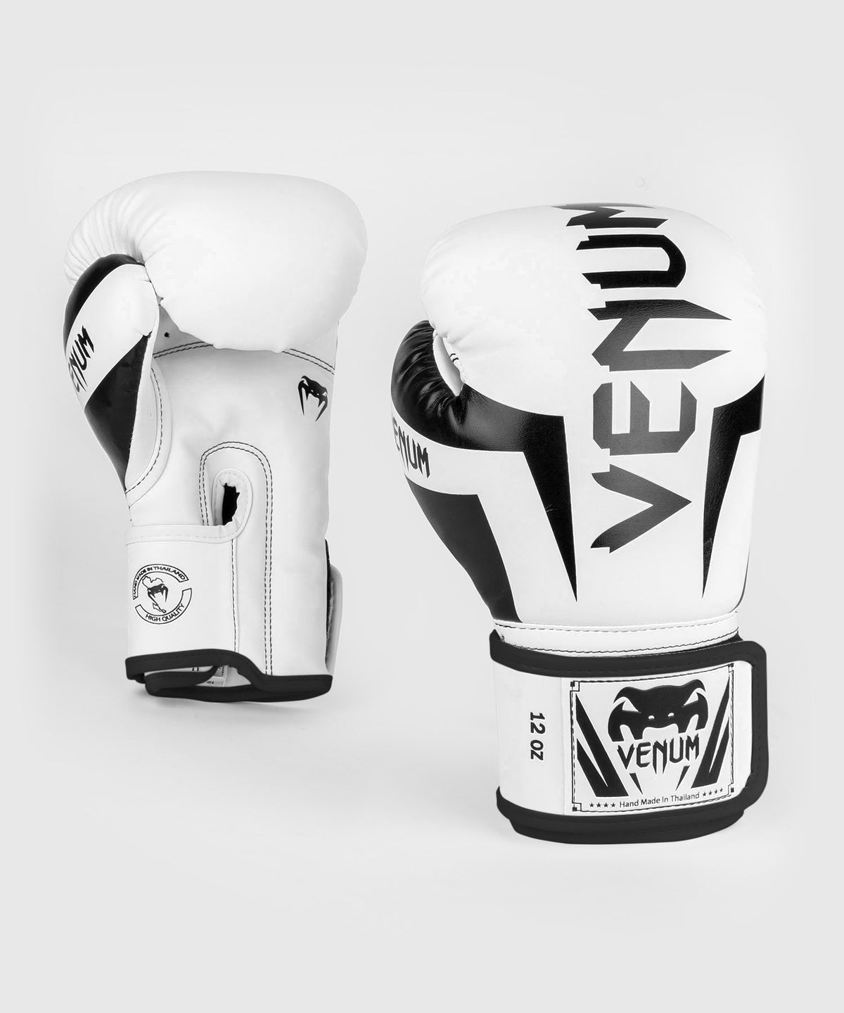 Venum Elite Boxing Gloves - White/Black