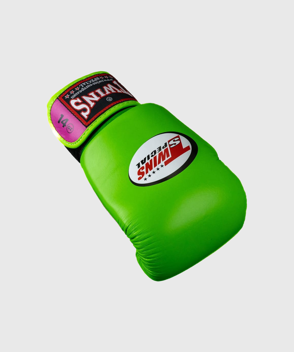 Twins BGVL4 Guantes de Boxeo - Verde/Violeta/Blanco