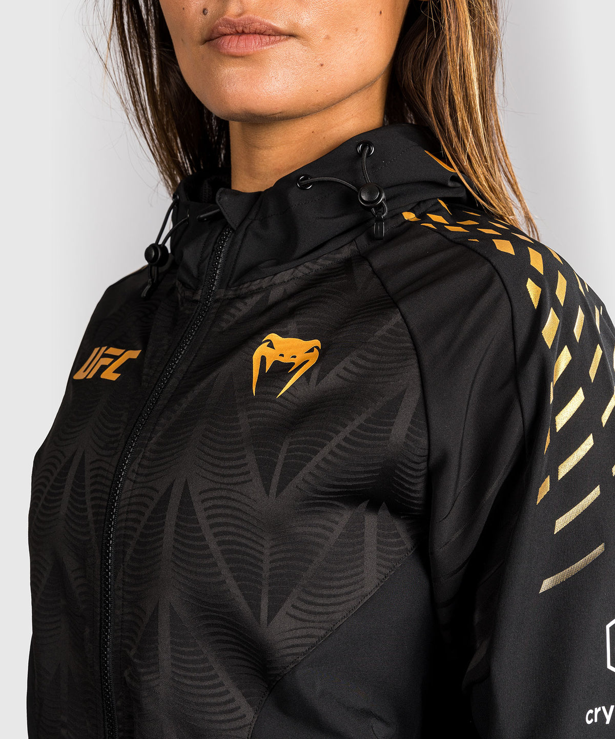 Sweat à capuche Walkout Femme UFC Zenith by Venum Authentic Fight Night - Champion