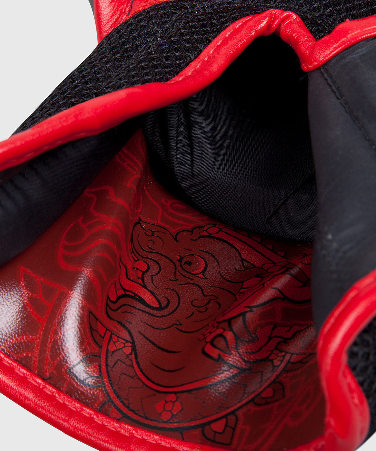 Gants de boxe Venum Sharp - Cuir Nappa - Noir/Blanc/Rouge