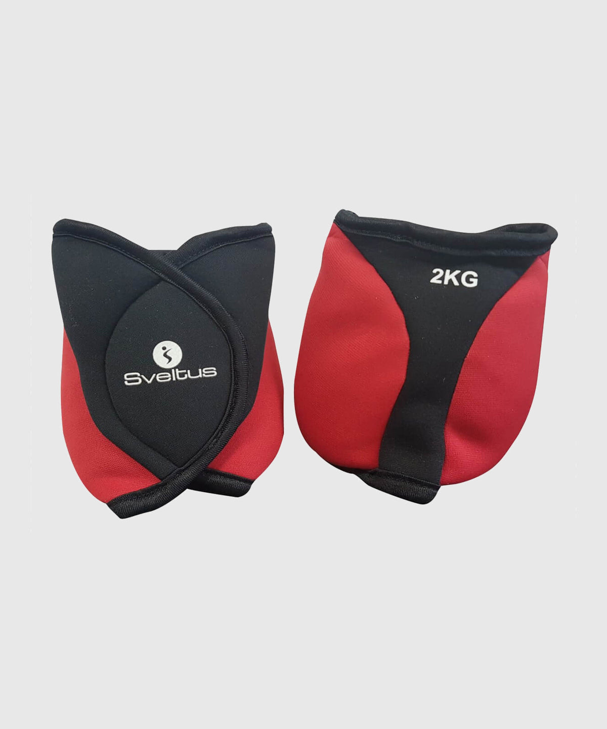 Sveltus Pesi per Caviglie 2kg Set da 2 - Rosso/Nero