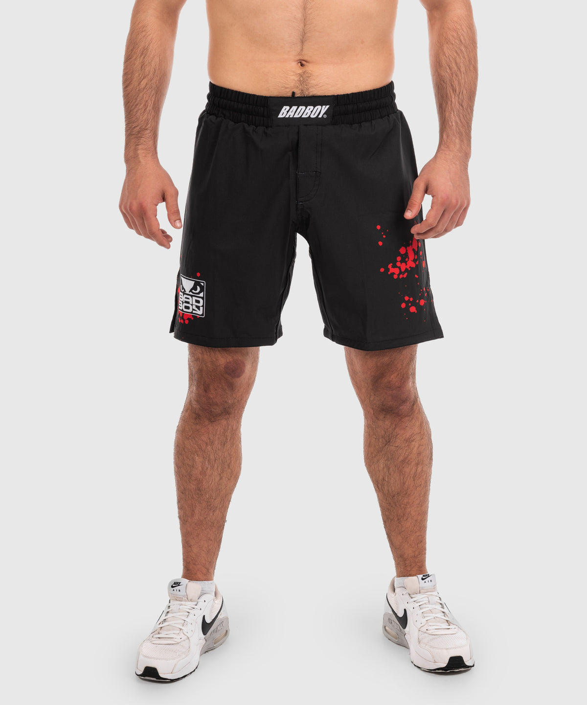 Short de MMA Bad Boy Splatter - Noir/Rouge