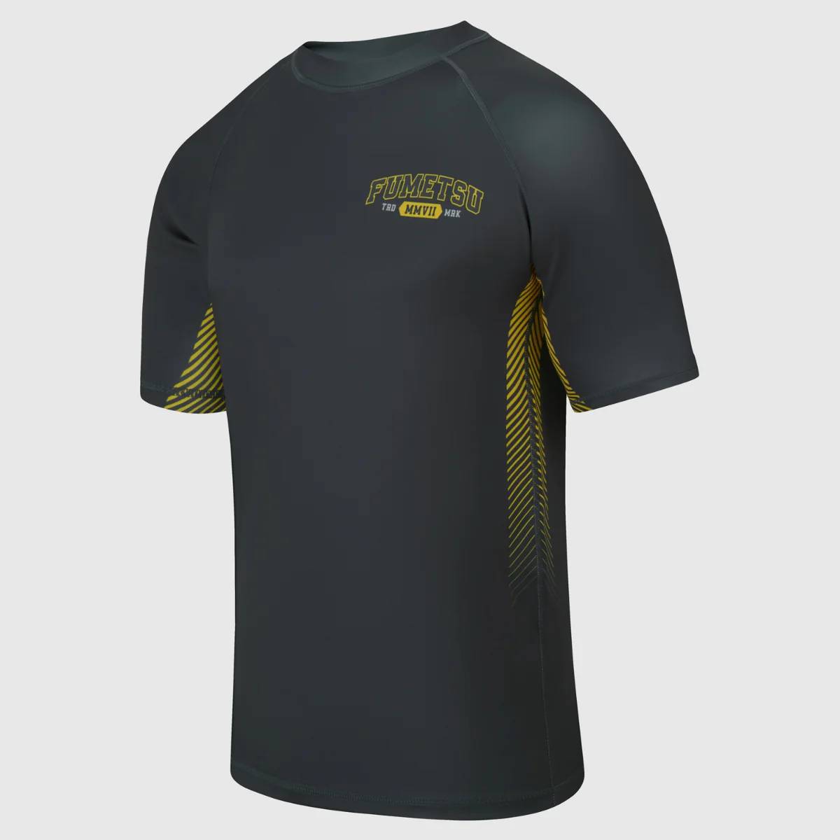Fumetsu Varsity Rashguard de Manga Corta - Grau