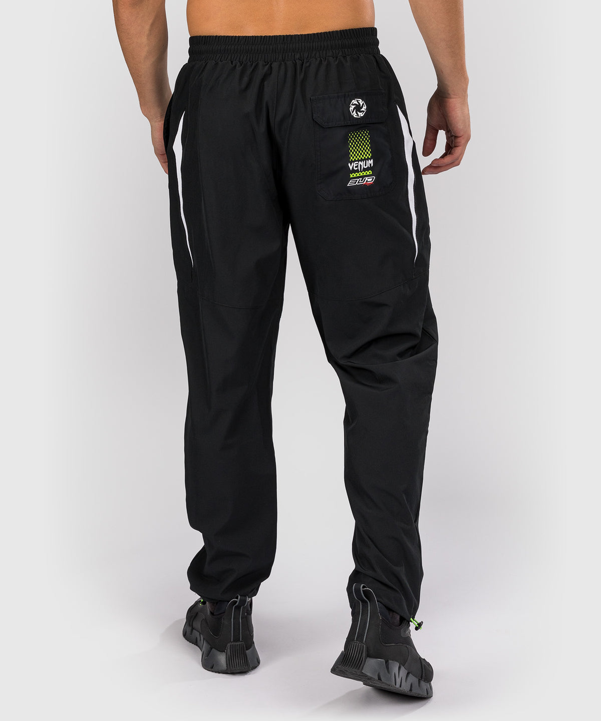 Venum x Bud Racing Herren-Jogger - Schwarz/Weiß/Limettengrün