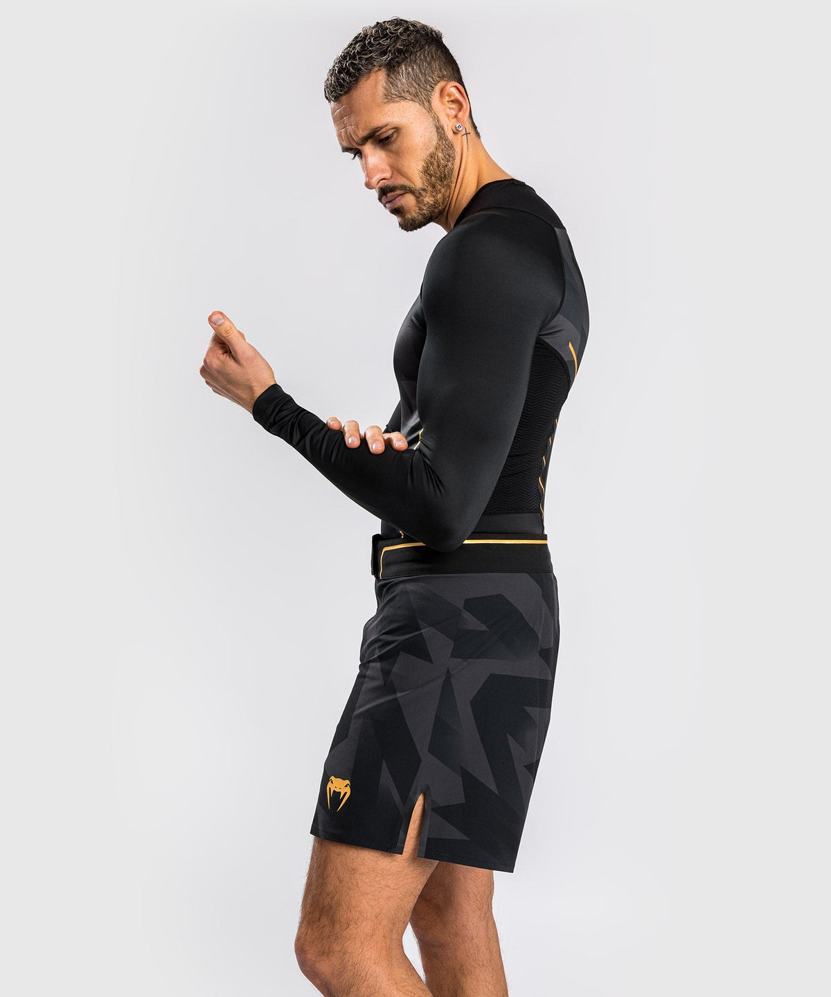 Rashguard Venum Razor - Manches Longues - Noir/Or