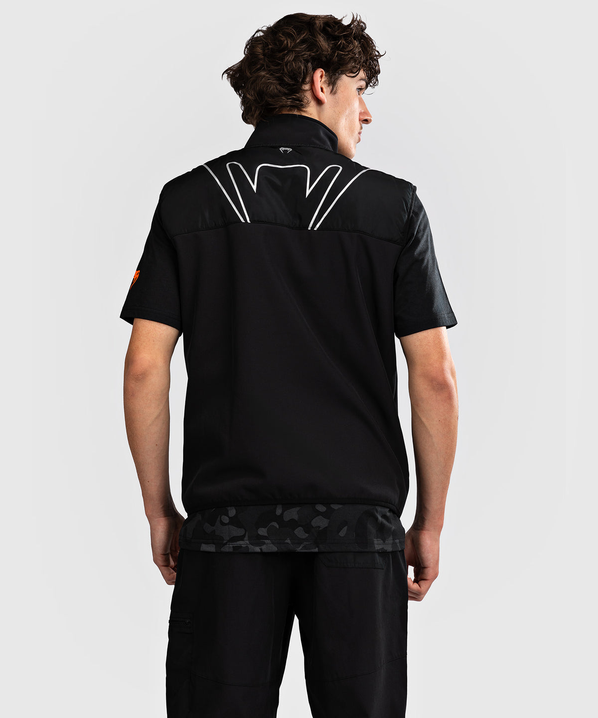 Venum Paddock Chaqueta Softshell Manga Corta - Negro