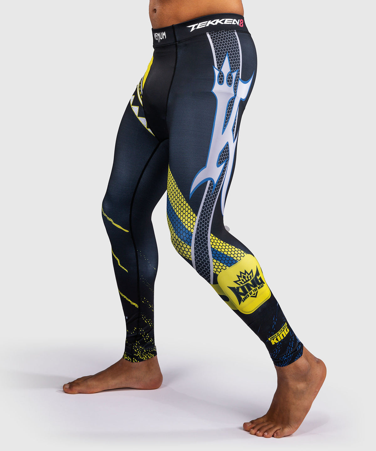 Venum x TEKKEN 8 Mallas King - Negro/Amarillo