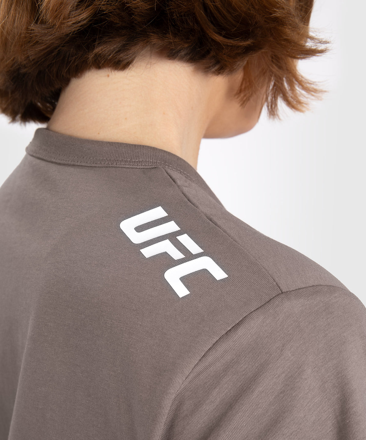 T-Shirt en Coton À Manches Courtes pour Femmes UFC Adrenaline by Venum Fight Week - Bronze