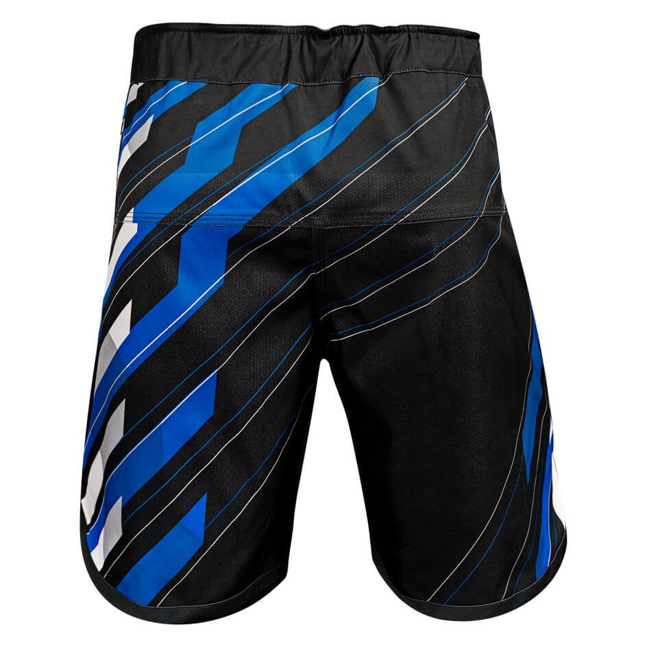 Short de MMA Hayabusa Jiu Jitsu Metaru Charged - Noir/Bleu