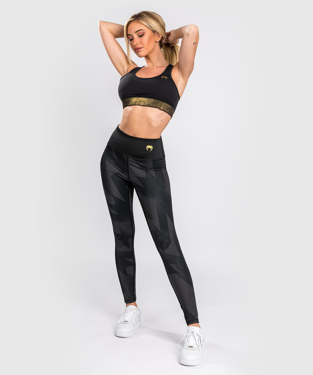  Leggings Venum Razor - Per Donna - Nero/Oro