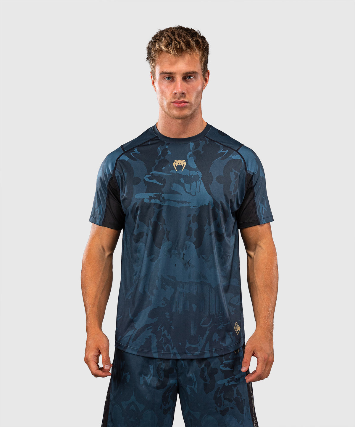 Jujutsu Kaisen x Venum Fushiguro Camiseta Dry-Tech – Azul Océano