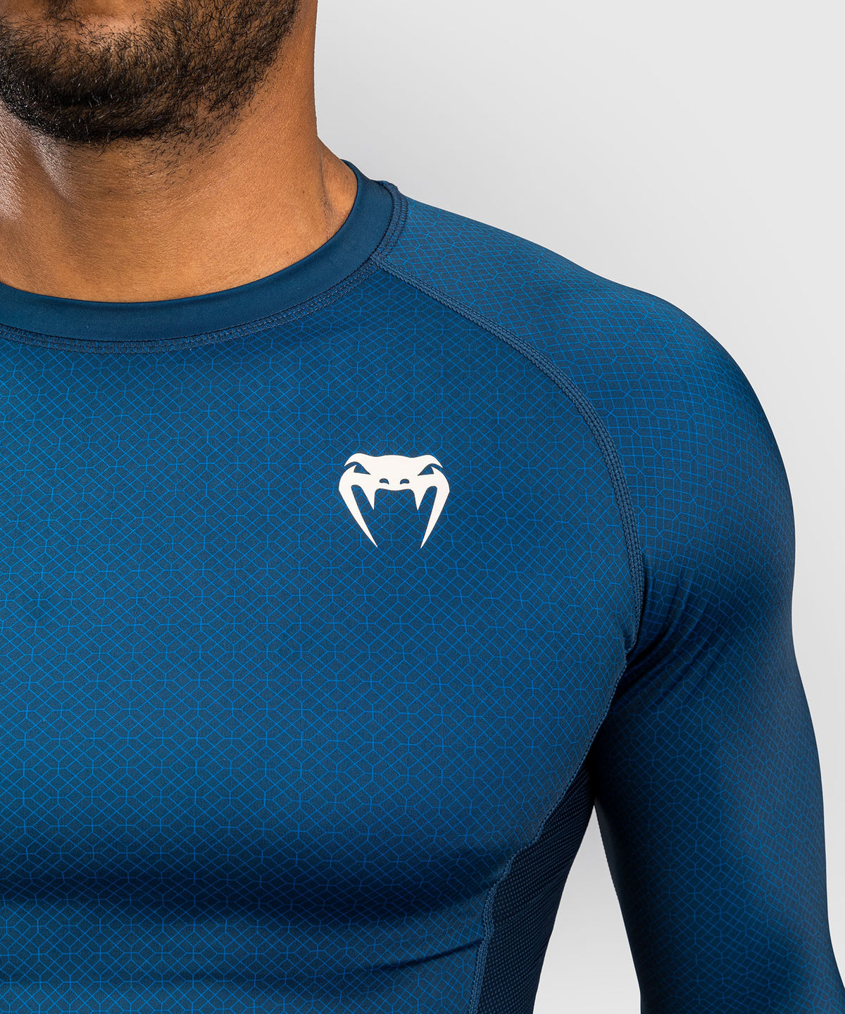 Venum x Roger Gracie Academy Langarm Rashguard - Blau