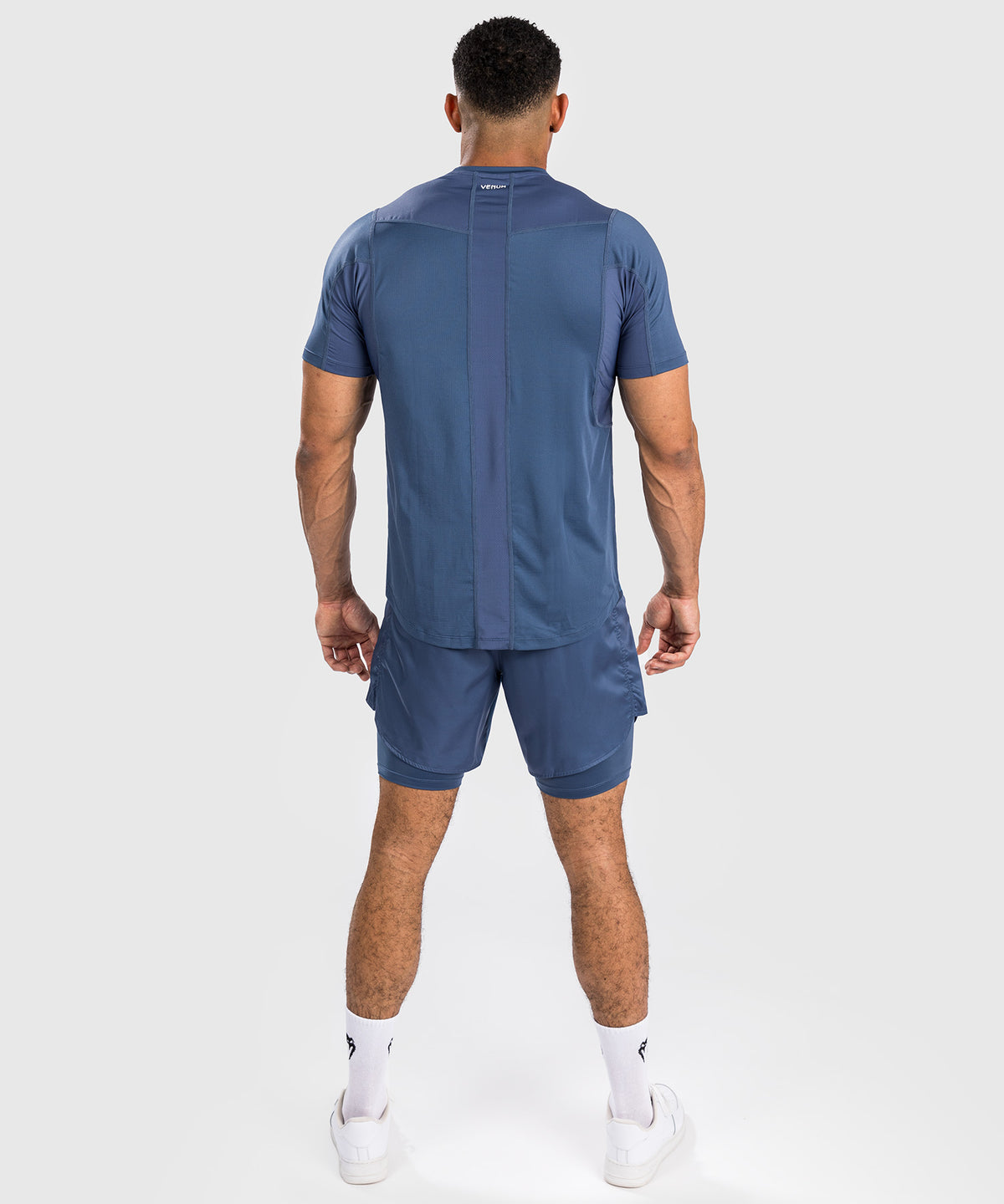 T-Shirt Dry-Tech Pour Hommes Venum Attack - Bleu Marine