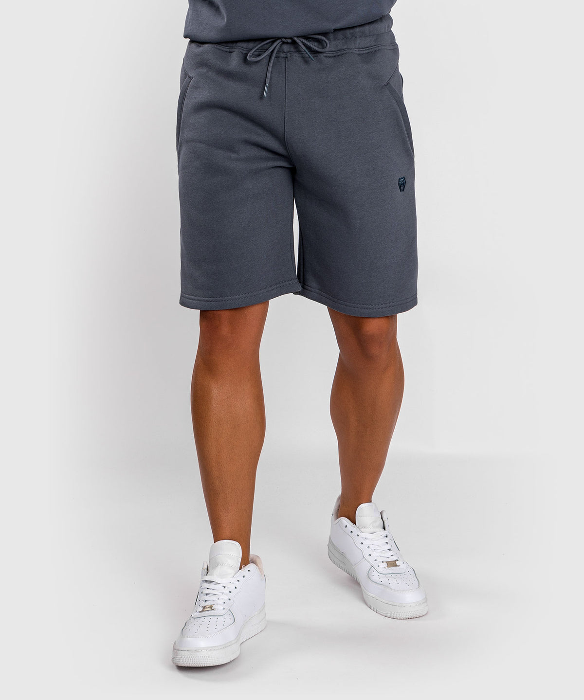 Venum Silent Power Pantalón Corto de Algodón - Azul Marino 