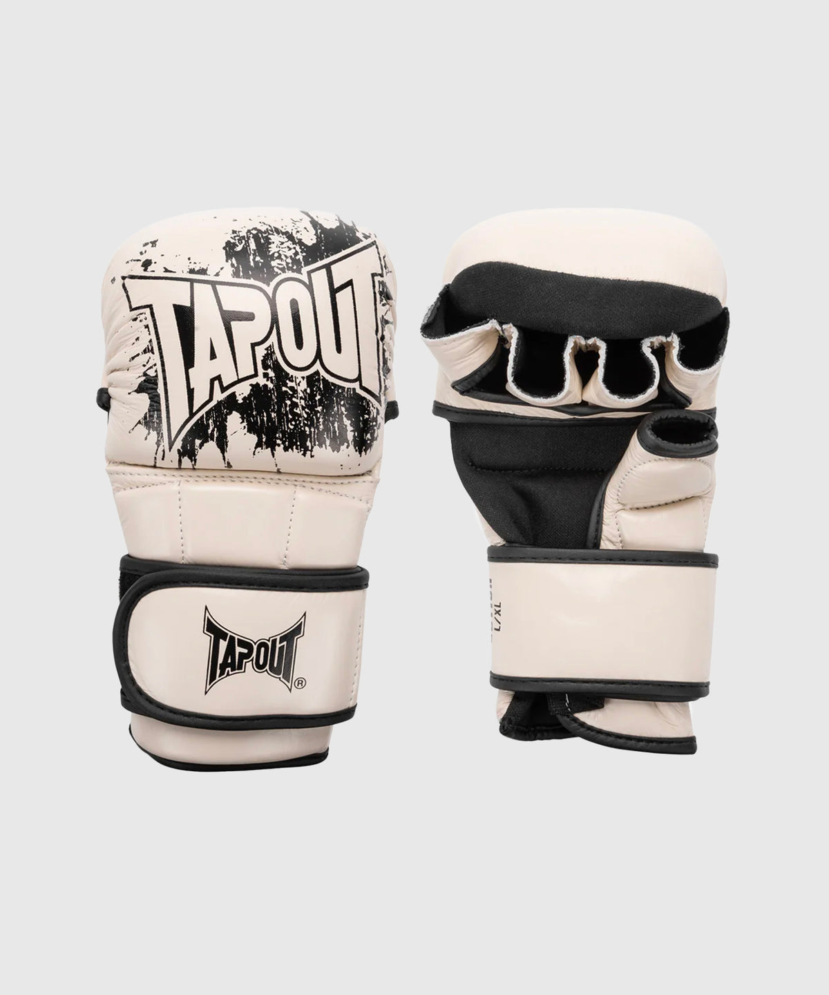Tapout Ruction Guantes de Sparring MMA - Ecru/Negro