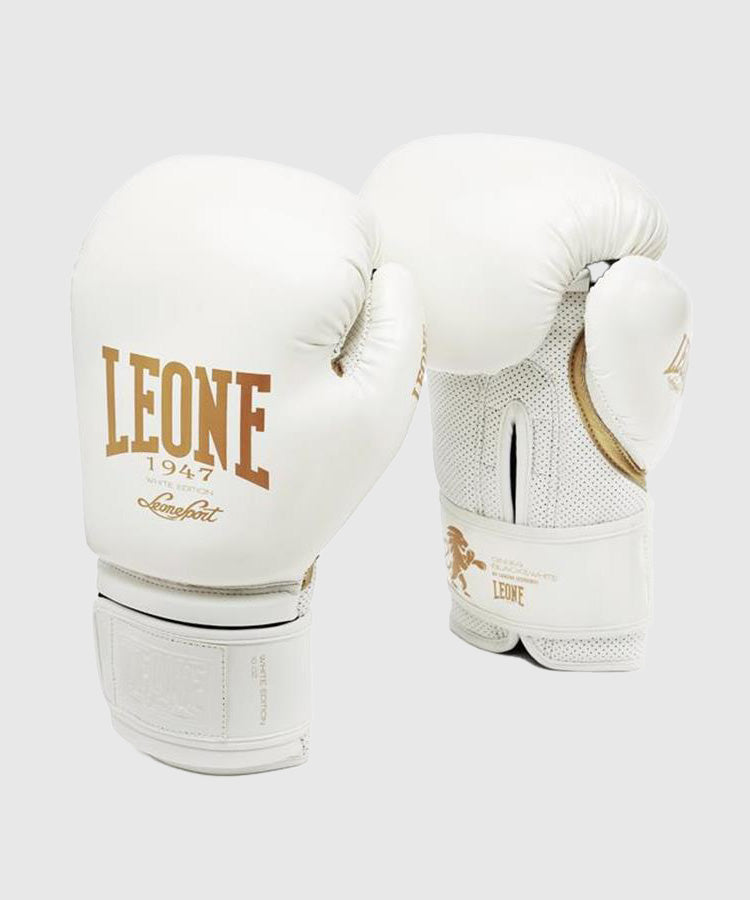 Leone Gn059 Guantoni da Boxe - Bianco