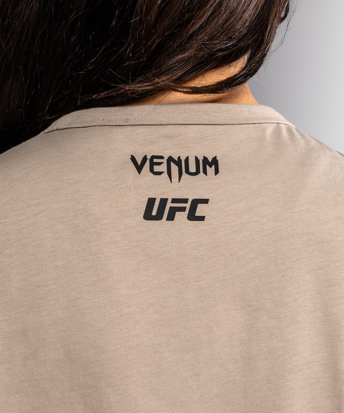 T-shirt à Manches Courtes pour Femme Venum UFC Unity by Venum Authentic Fight Week - Sable