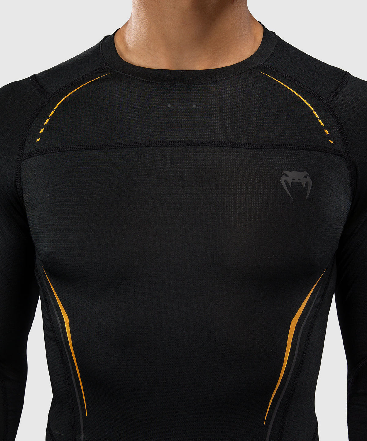 Venum G-Core Rashguard a Maniche Lunghe - Nero/Oro