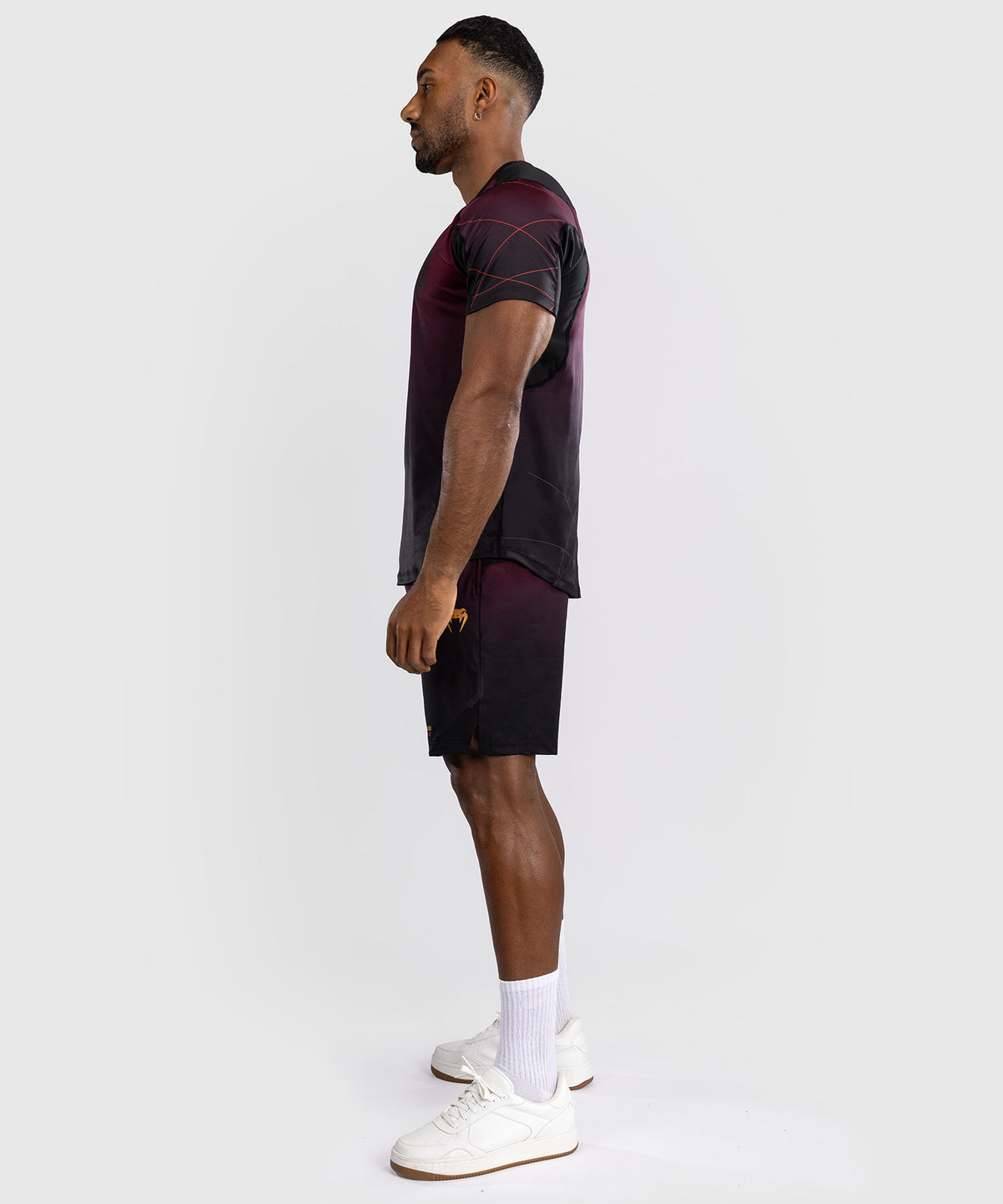 Venum Tactical XT Camiseta Dry Tech Hombre - Negra/Burdeos/Oro