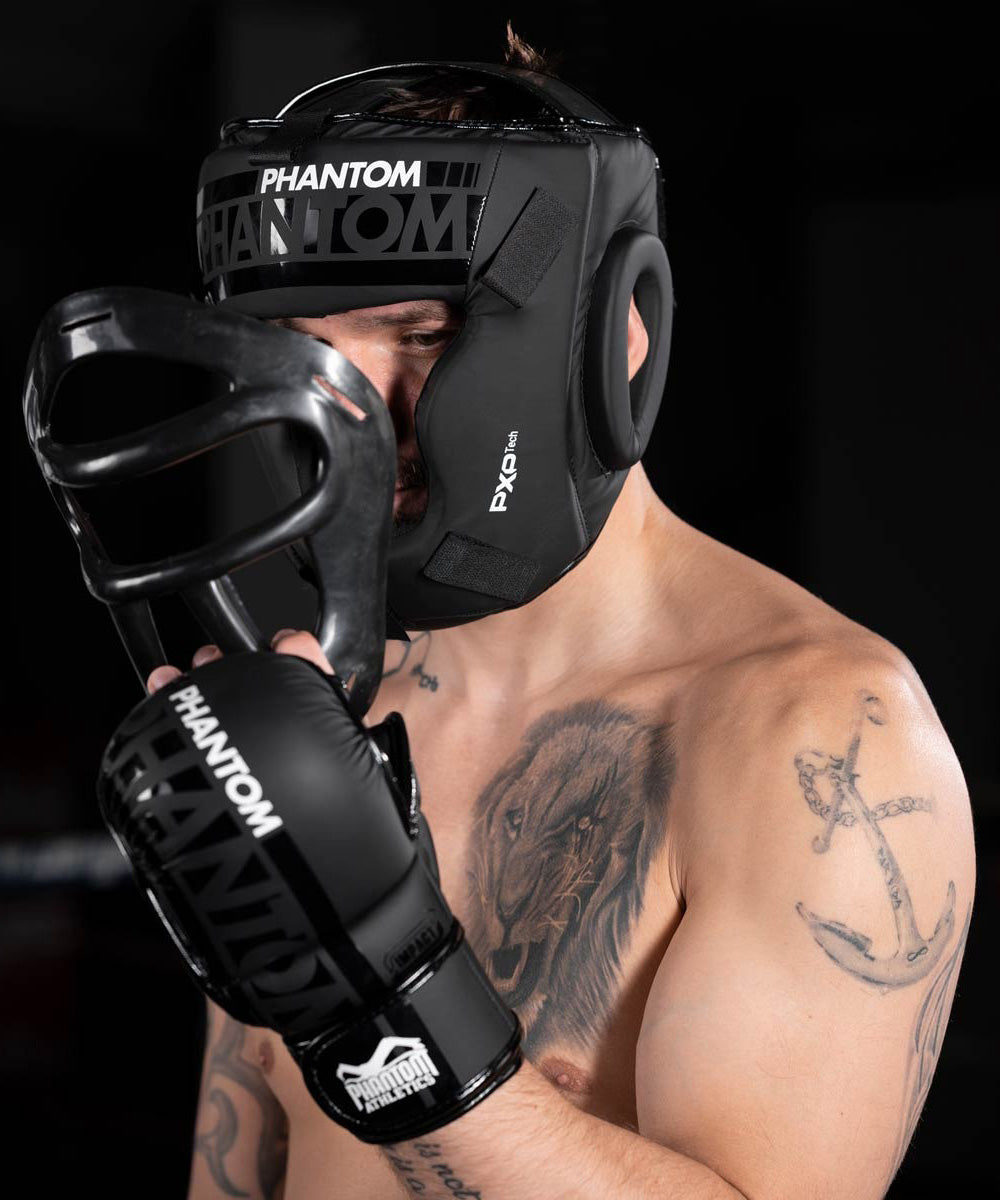 Phantom Athletics Apex Cage Boxing Headgear - Black