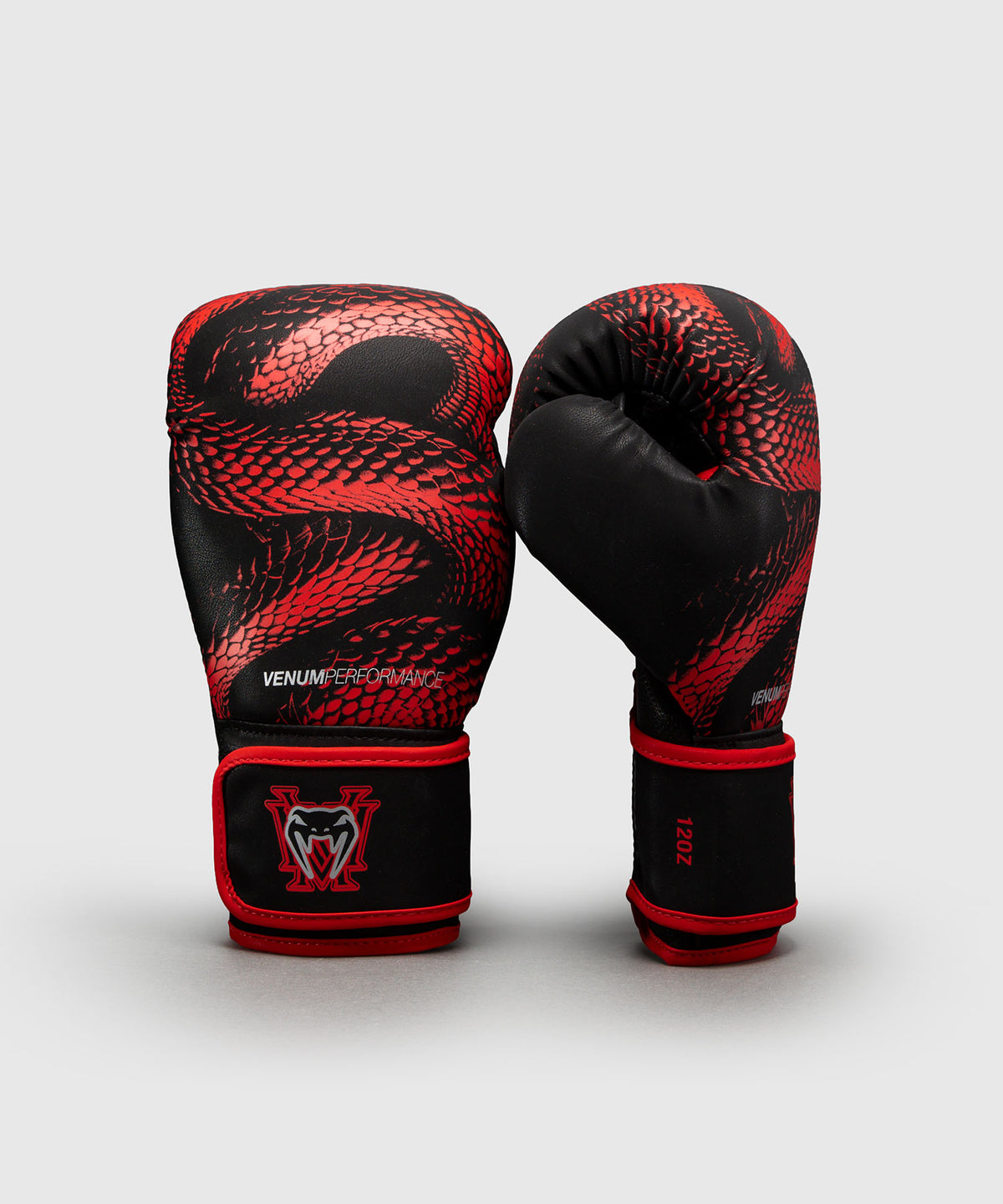 Venum Impact Matupa Boxhandschuhe - Schwarz/Rot/Silber