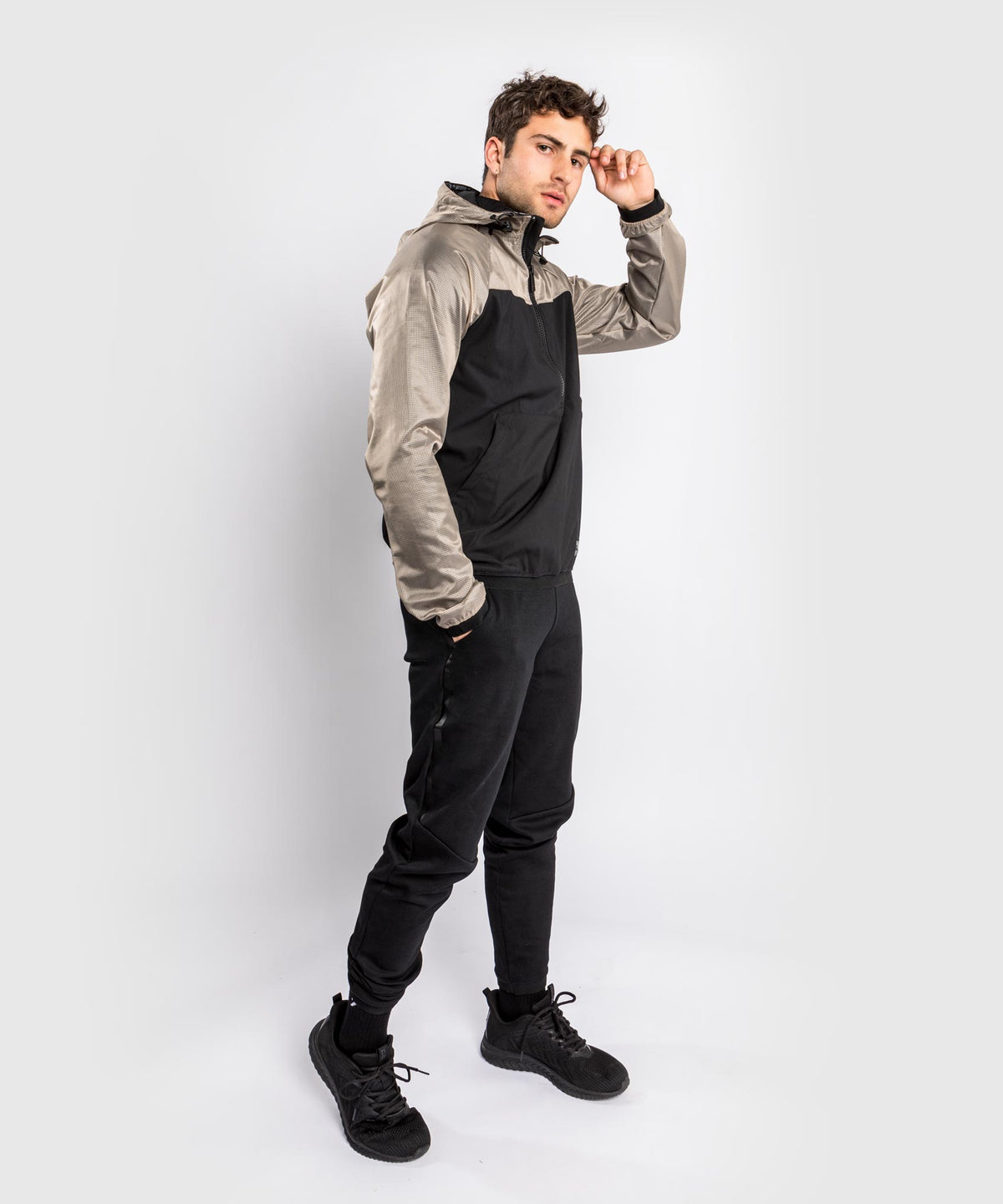 Venum Laser XT Hoodie - Scwharz/Sand