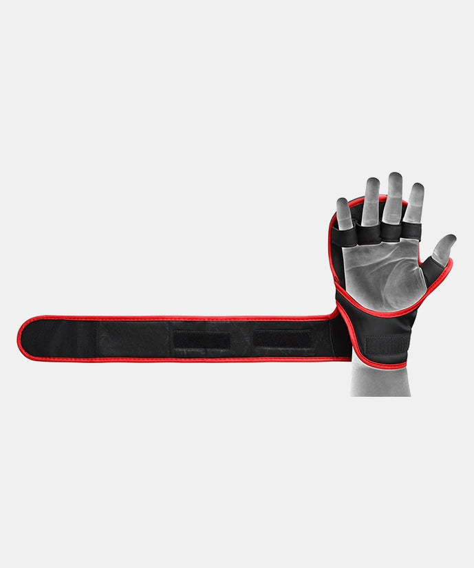 Gants de sparring MMA F6 Kara RDX - Noir/Rouge