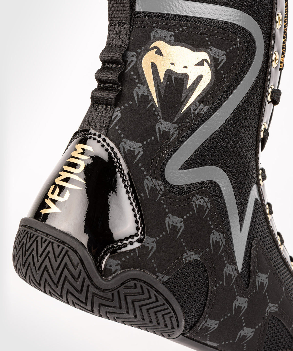 Venum Elite Evo Monogram Boxing Schuhe – Schwarz