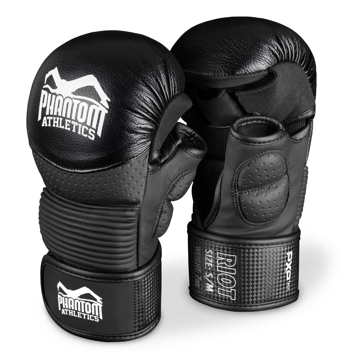 Phantom Athletics Riot Pro Guantes de MMA - Negro