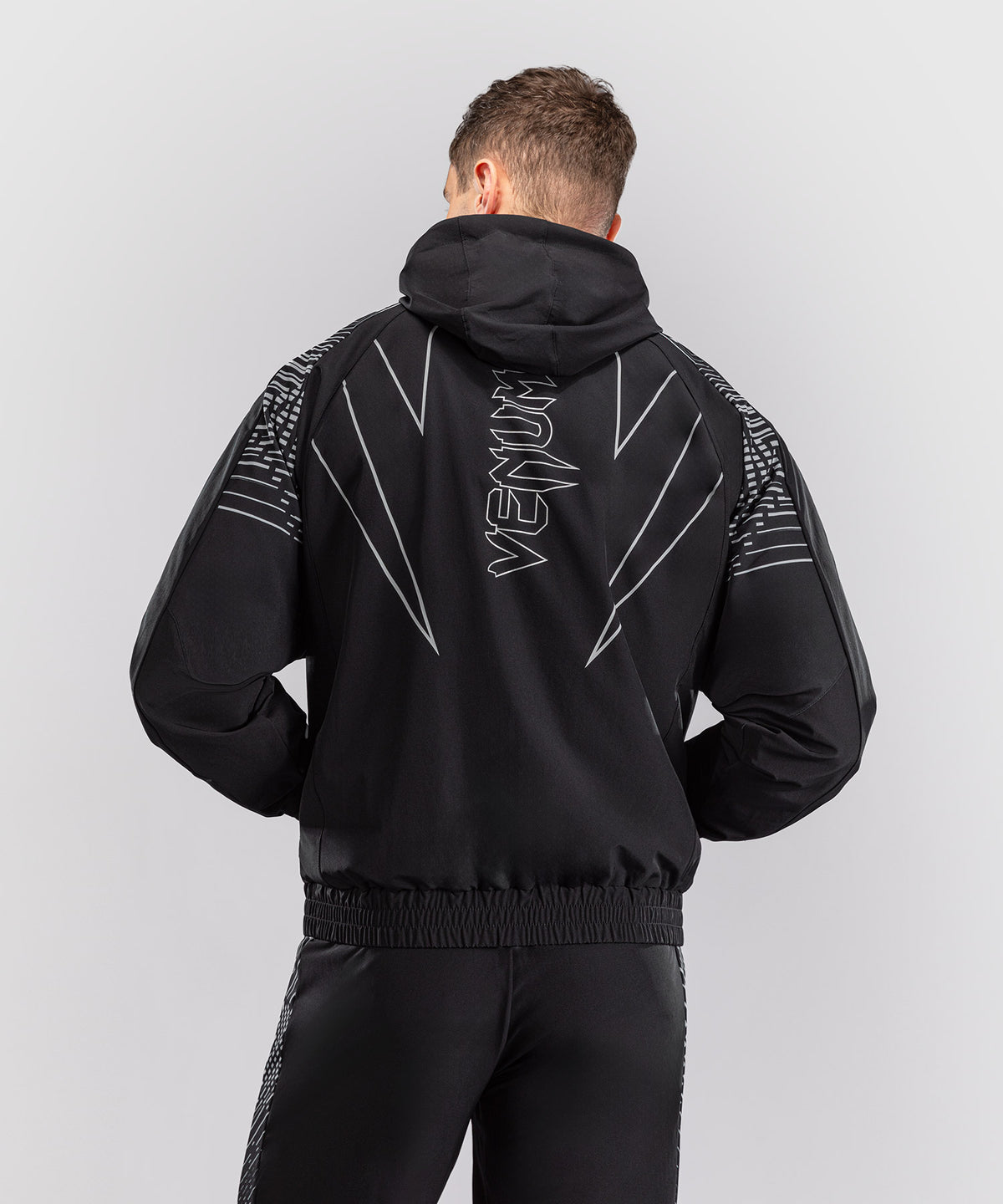 Venum Midnight Fury Trainingsjacke – Mitternachtsblau/Grau/Silber