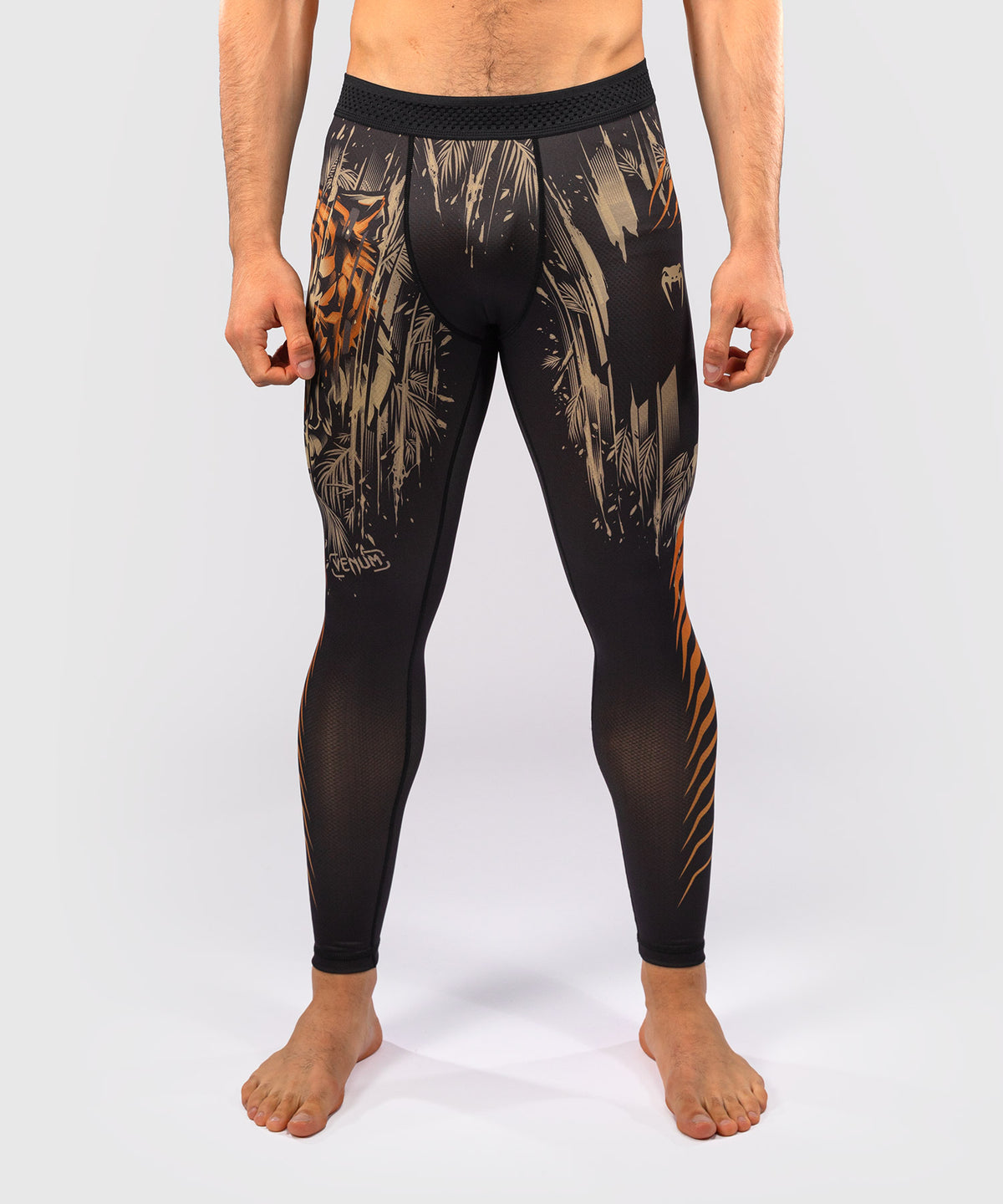 Venum Tiger Herren Spats - Schwarz/Neonorange