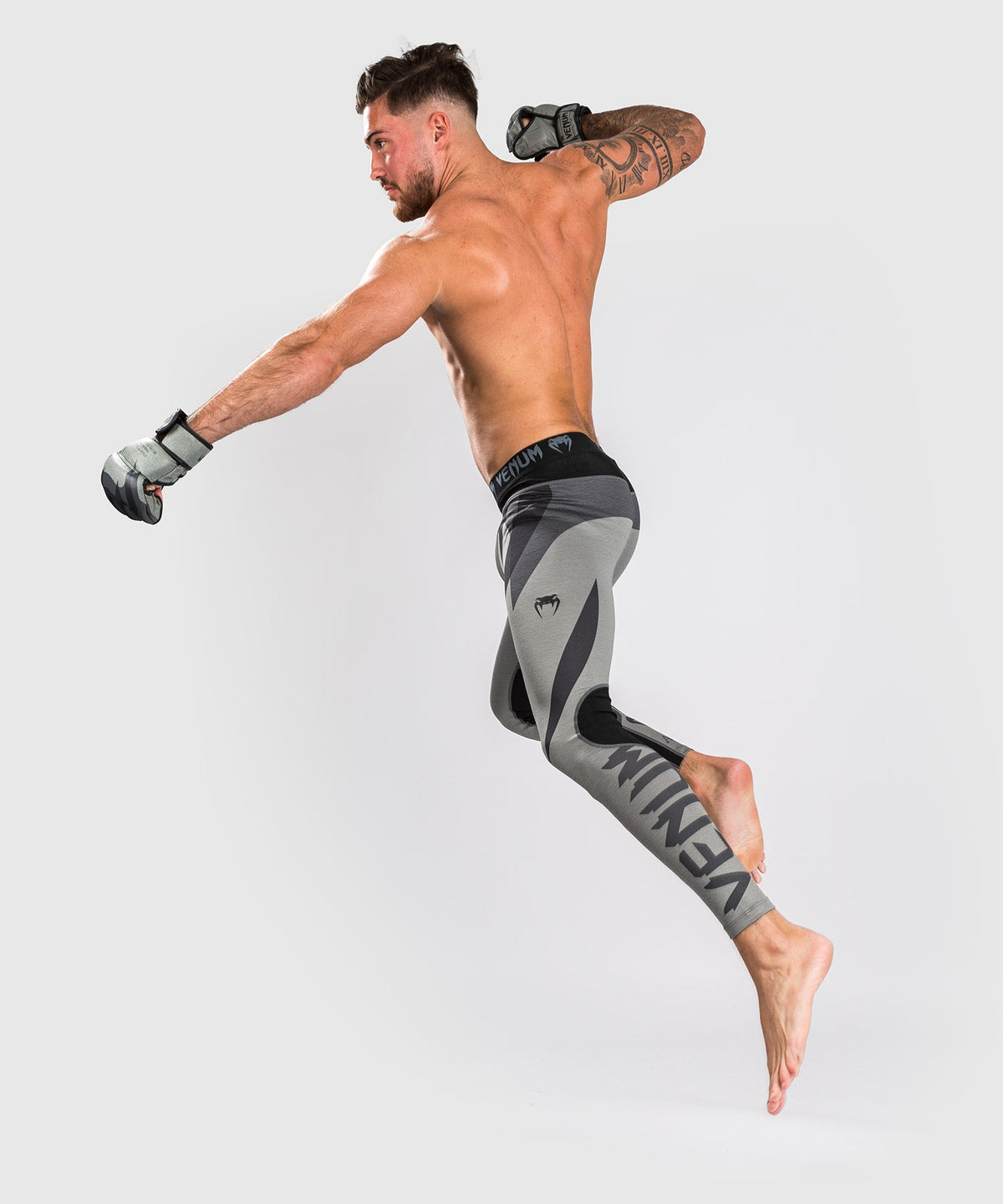 Venum Stone Compression Pants - Mineral Green