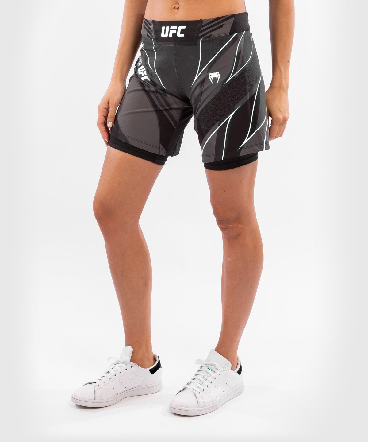 Fightshort Femme UFC Venum Authentic Fight Night - Coupe Longue - Noir