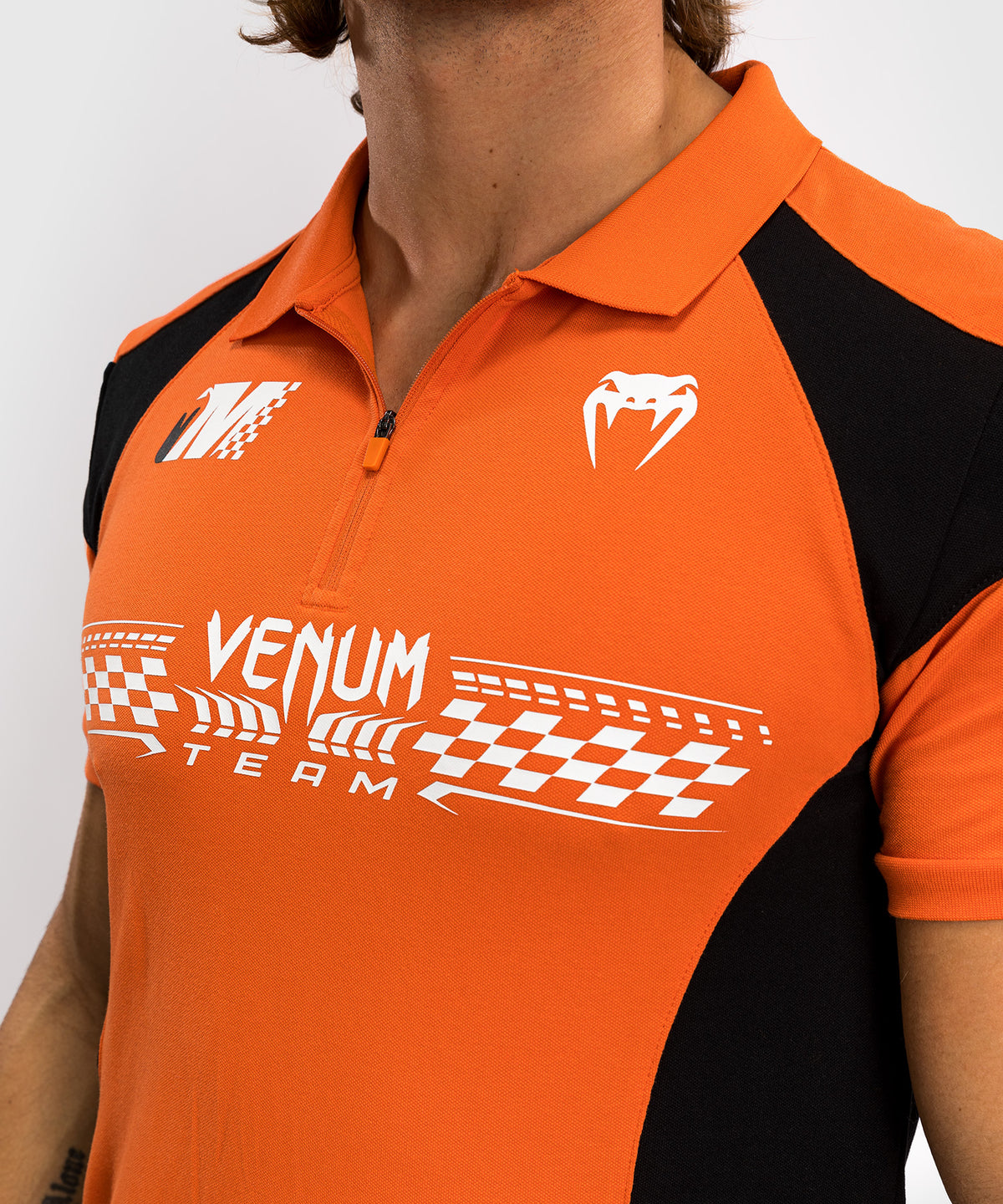 Venum Motorsport Polo de Algodón - Mandarina