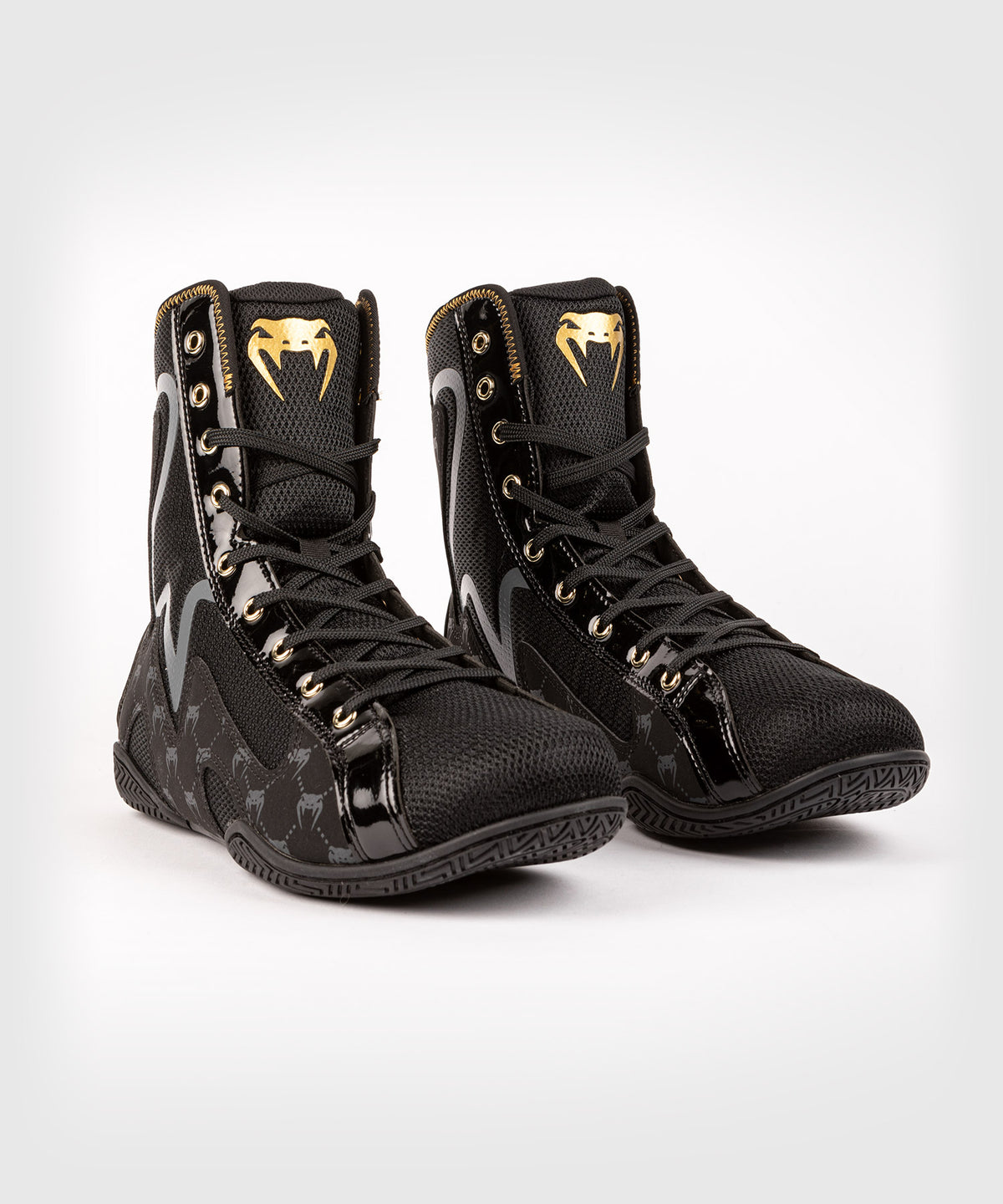 Venum Elite Evo Monogram Boxing Schuhe – Schwarz