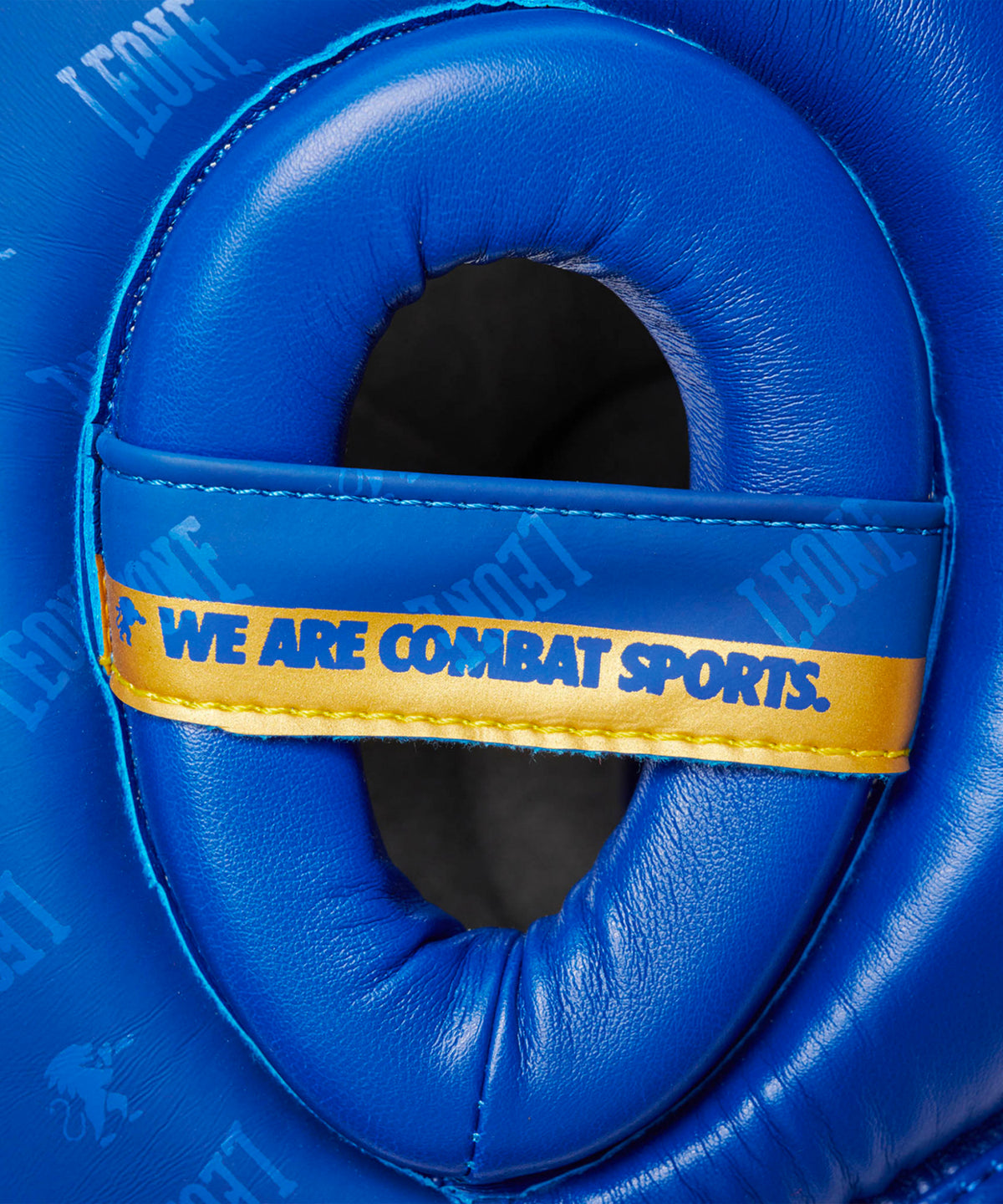 Leone DNA Casco de Boxeo - Azul