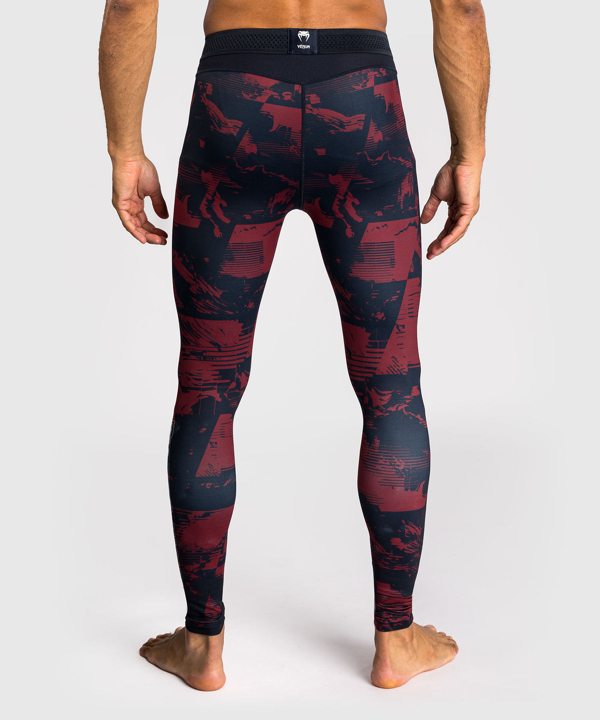 Legging Performance Homme UFC Zenith by Venum Authentic Fight Week - Bleu marine/Bordeaux/Argent