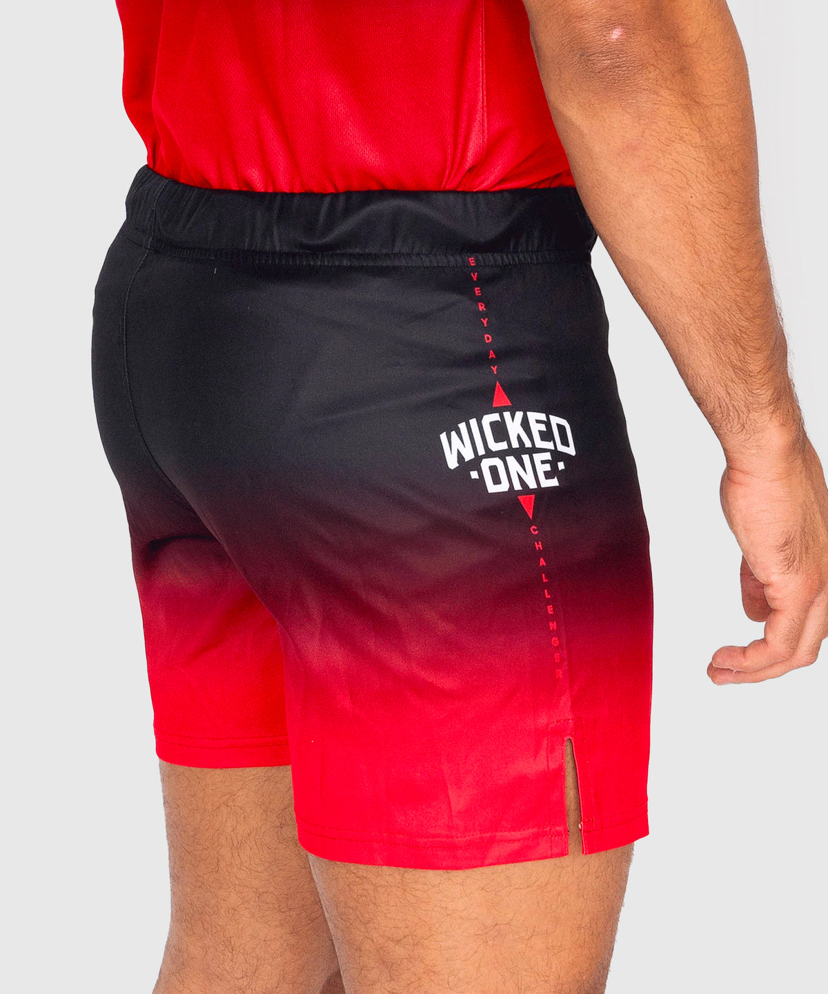 Short de MMA Wicked One Ghost - Noir/Rouge
