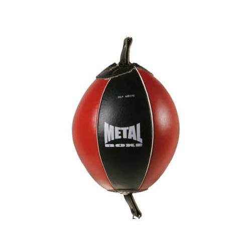Metal Boxe Doppelendball - Schwarz/Rot