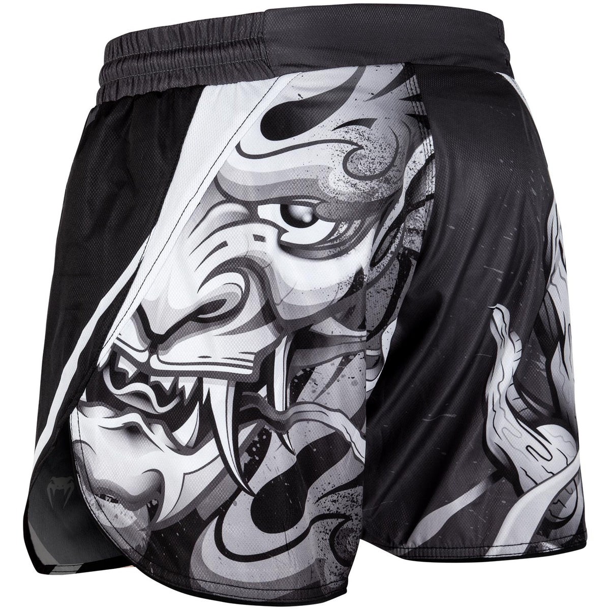 Pantaloncini da combattimento Venum Devil - Bianchi/Neri