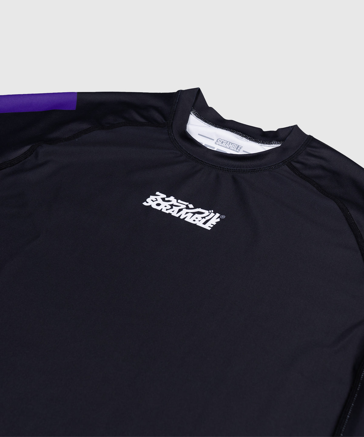 Scramble Ranked Rashguard a Maniche Corte - Viola