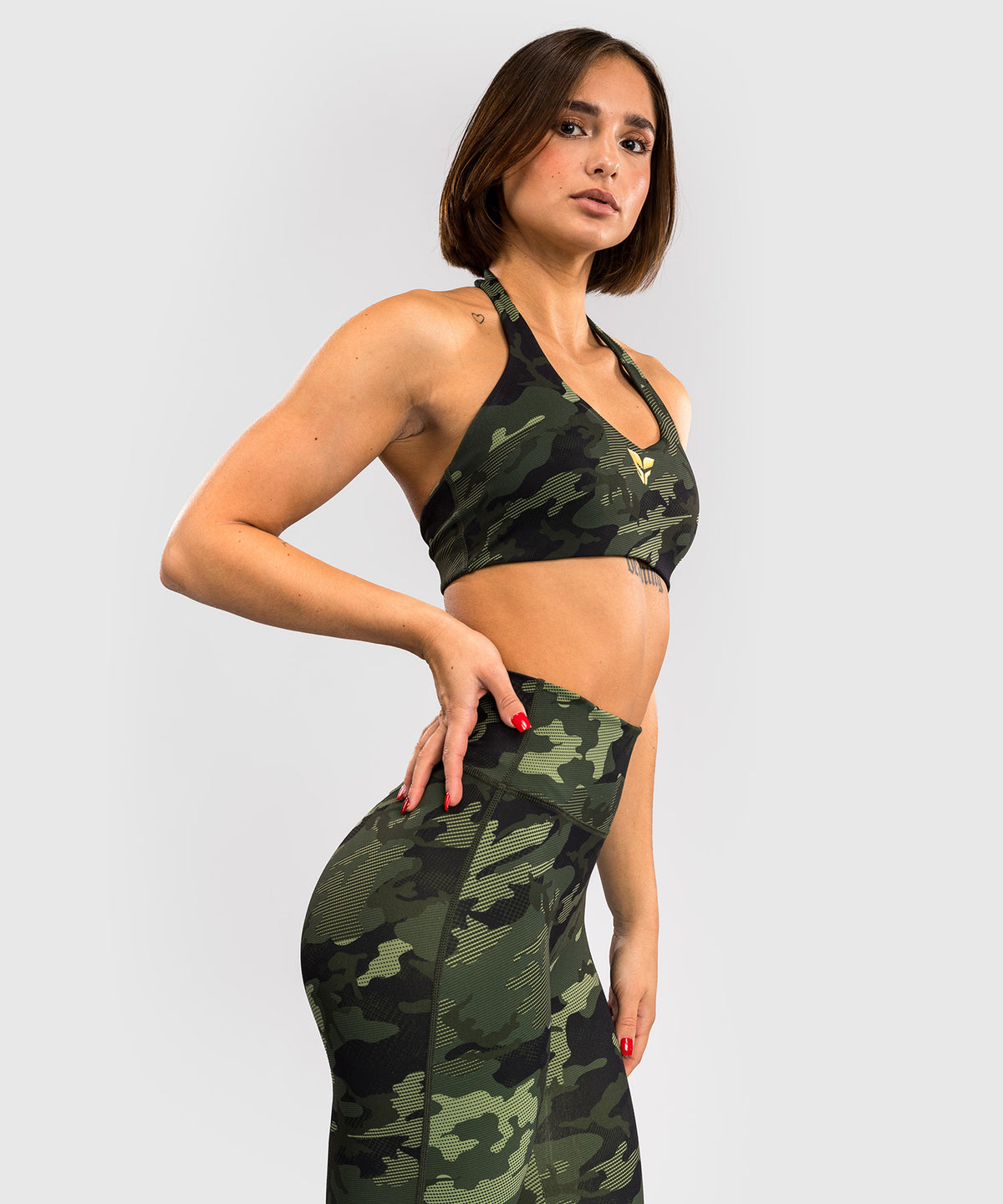 Venum x Sophia Rose Damen Sport-BH - Forest Camo