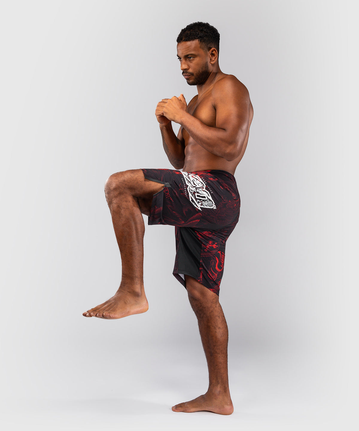 Venum 20th Anniversary Pantaloncini da Combattimento - Nero/Rosso