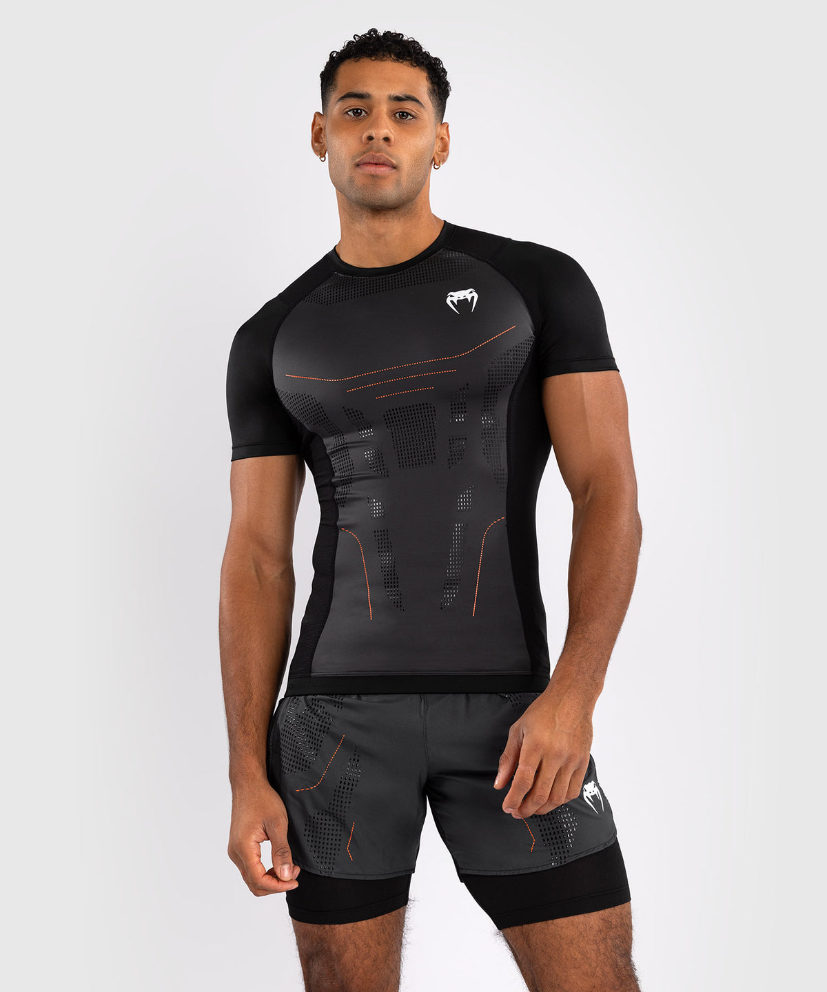 Venum Technical 3.0 Camiseta de Manga Corta Rashguard - Grafito