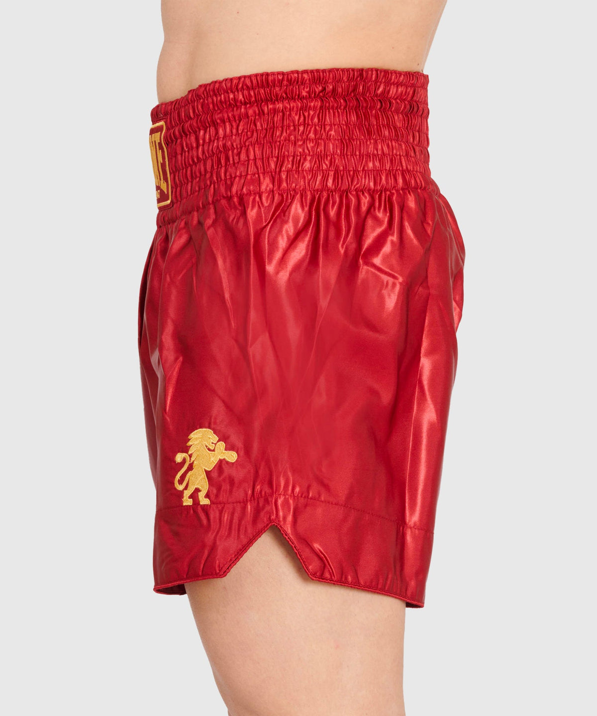 Leone Basic Pantaloncini da Muay Thai - Rosso