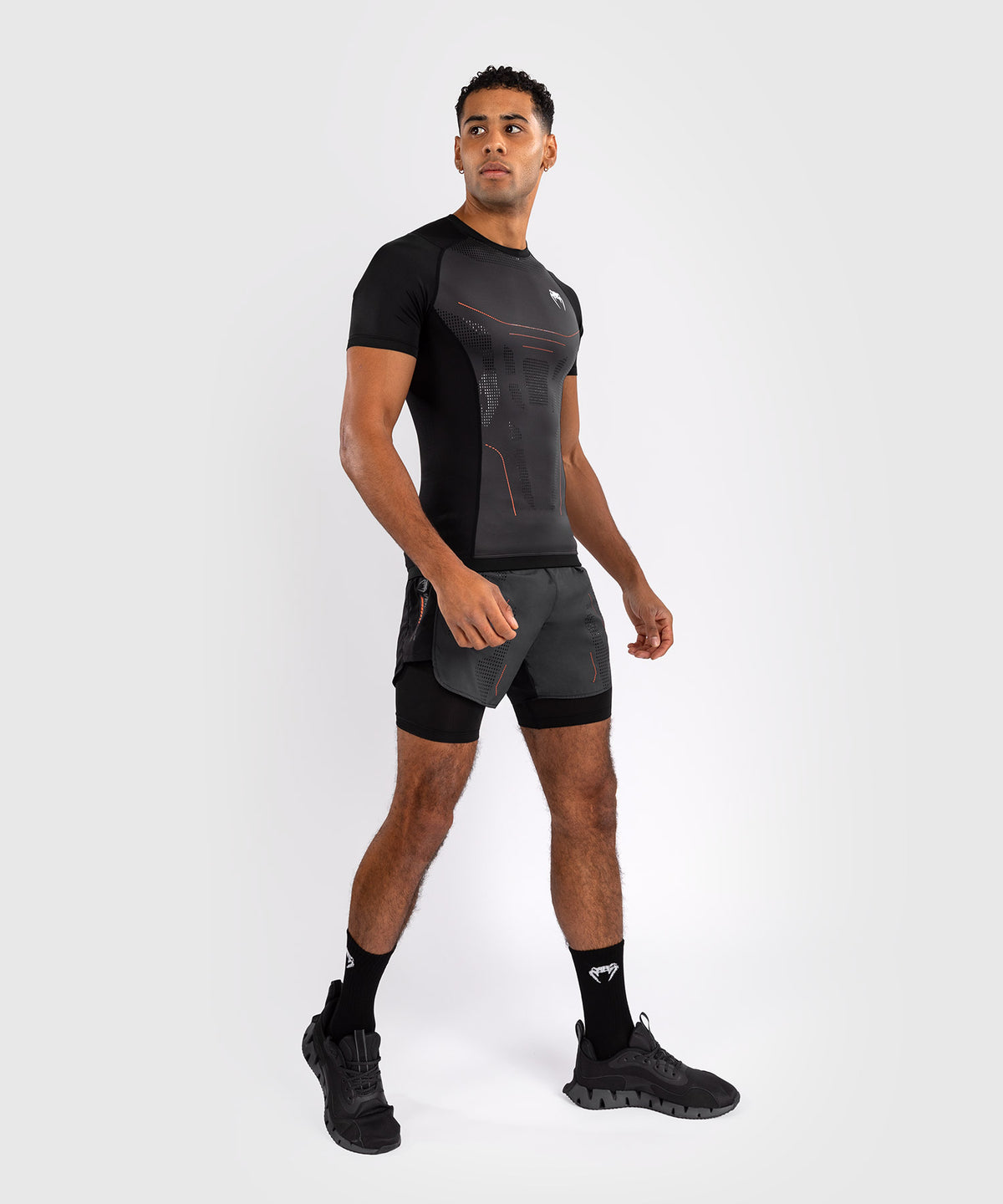 Venum Technical 3.0 Camiseta de Manga Corta Rashguard - Grafito
