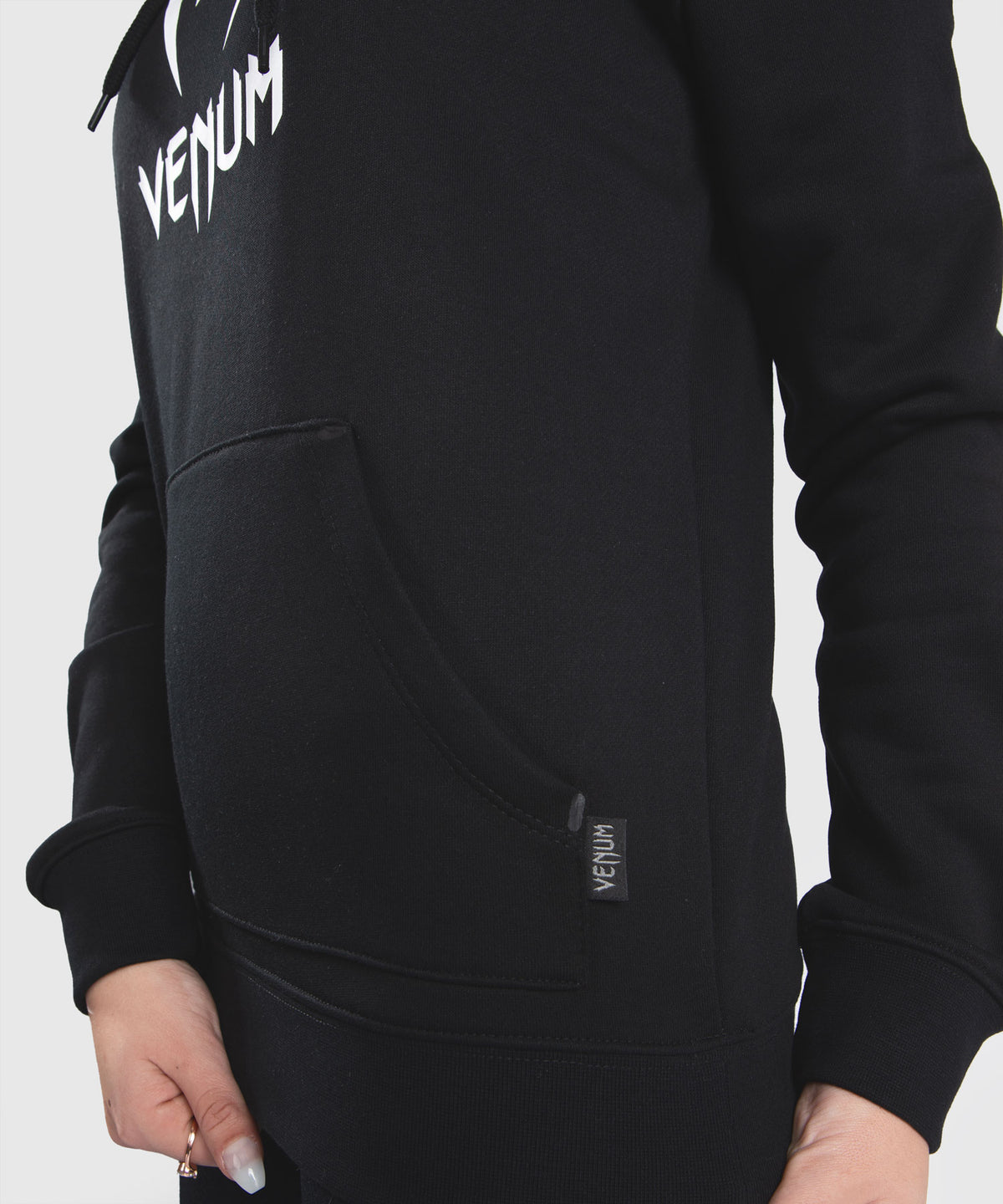 Sudadera con capucha Venum Classic - De mujer - Negro