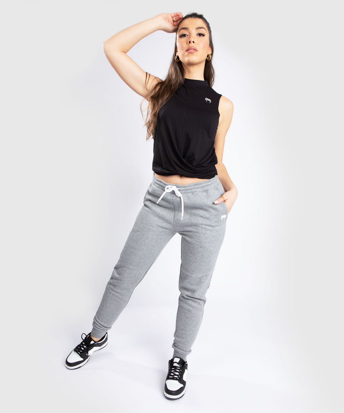 Pantalon de Jogging Venum Classic - Pour Femmes - Gris Chiné Clair